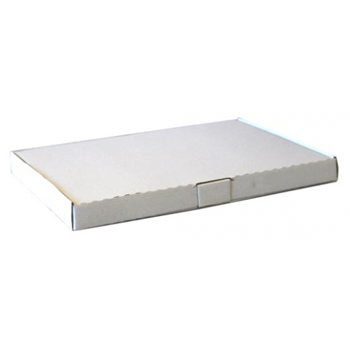 Boîte d'expédition, blanc ft 31 x 22 x 2,5 cm