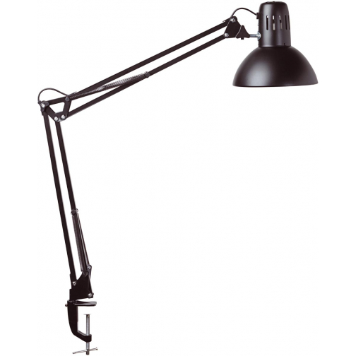 MAULstudy Luminaire de bureau, avec pince de table, noir