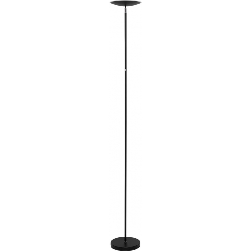 MAUL Lampadaire LED Sphere 195cm, lumière blanche chaude, réglable, noir