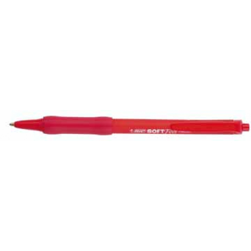 Bic stylo bille Soft Feel Clic Grip rouge