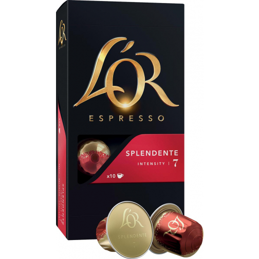 Douwe Egberts capsules de café L'Or, Intensity 7, Splendente, paquet de 10 capsules