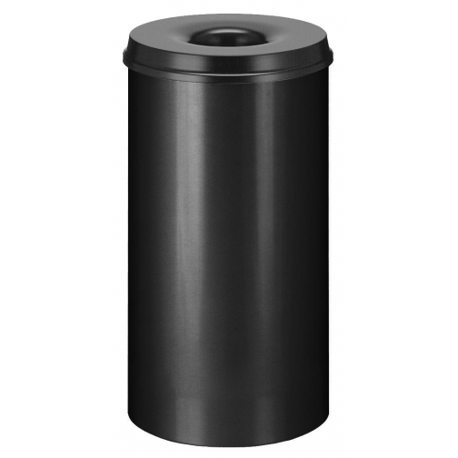 V-part poubelle à papier anti-feu 50 l, noir