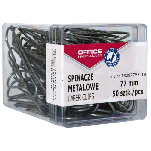 OFFICE products attache-tout, 77 mm, métal, boîte de 50 pièces