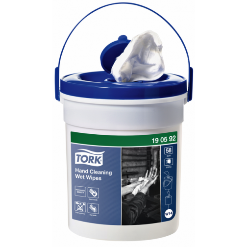 Reinigingsdoekjes Tork Hand Cleaning W14 parfumvrij wit 190592