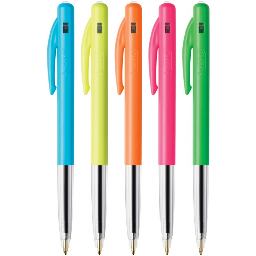 Bic stylo bille M10 Clic Colors boîte de 50 pièces