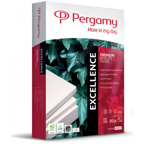 Pergamy papier d'impression Excellence, ft A4, 80 g, paquet de 500 feuilles