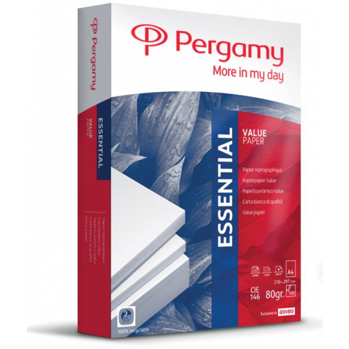 Pergamy papier d'impression Essential, ft A4, 80 g, paquet de 500 feuilles