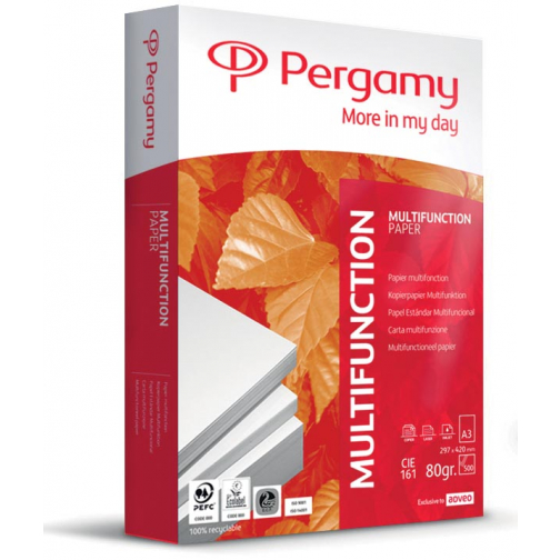 Pergamy papier d'impression Multifunction, ft A3, 80 g, paquet de 500 feuilles