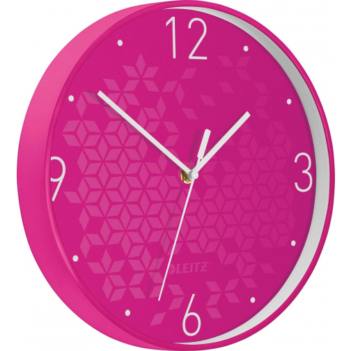 Leitz WOW Horloge murales, rose