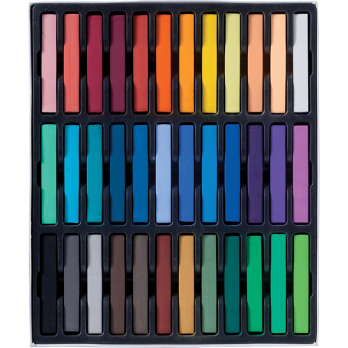 Talens Art Creation pastels douce, boîte de 36 pièces en couleurs assorties