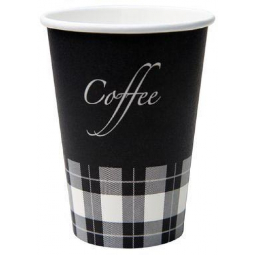 Gobelet en carton Premium, 180 ml, 100 pièces, noir