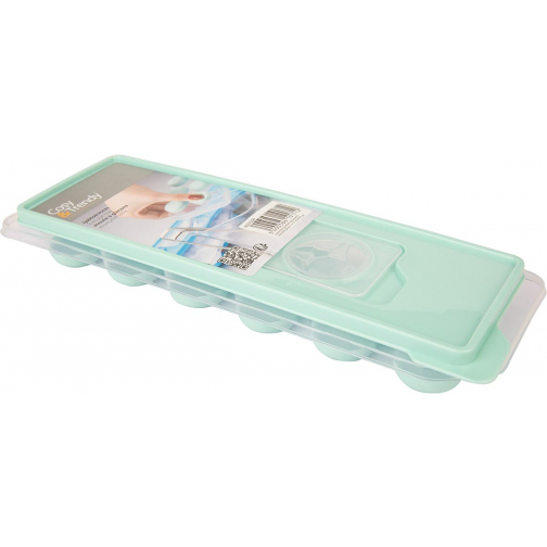 Cosy Fresco forme de glaçon cylindre, vert transparent