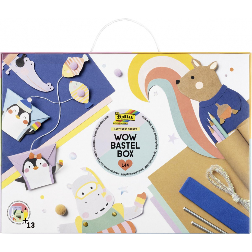 Folia mallette de bricolage d'objets en papier Wow Happiness Safari