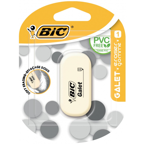Bic gomme Galet sous blister