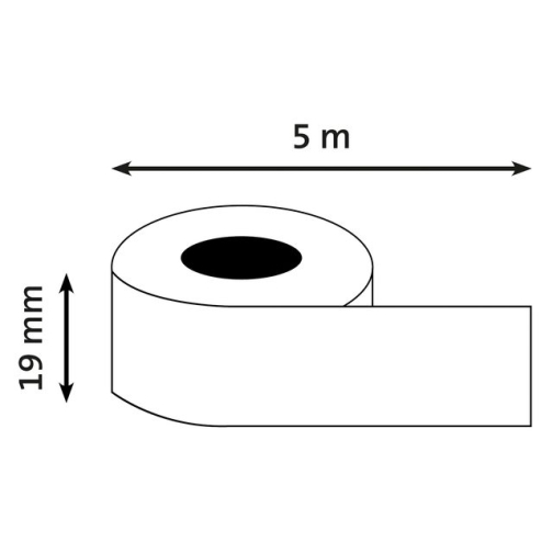 Labeletiket Brother CZ-1003 19mmX5m kleur opdruk