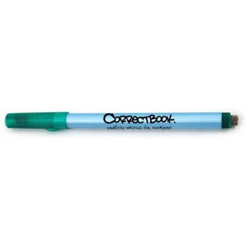 Correctbook crayon effaçable, largeur de trait: 0,6 mm, vert