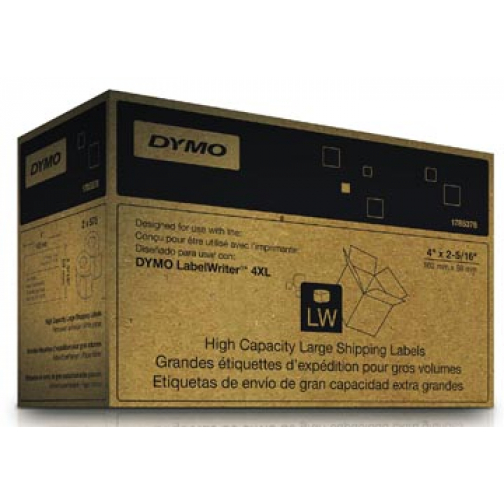 Dymo étiquettes LabelWriter ft 102 x 59 mm, blanc, 320 étiquettes