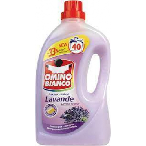Omino Bianco détergent Lavende de Provence, flacon de 2 l