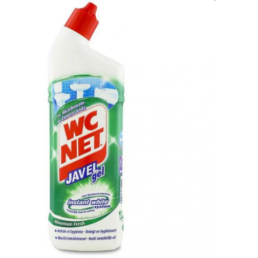 WC NET nettoyant de toilettes Extra White Mountain Fresh, flacon de 750 ml