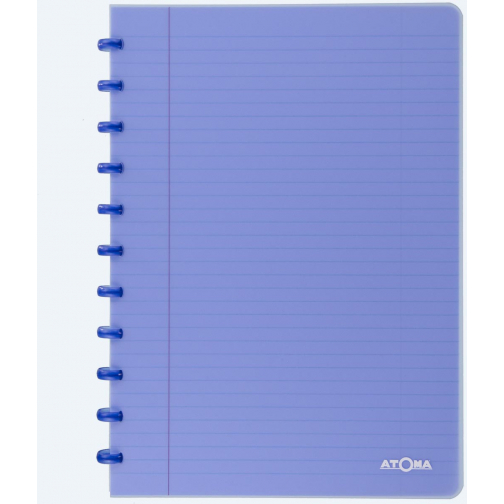 Atoma Seyes cahier, ft A4, PP, 144 pages, ligné, couleurs assorties
