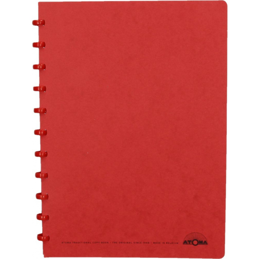 Atoma cahier, ft A4, 144 pages, quadrillé 5 mm, rouge
