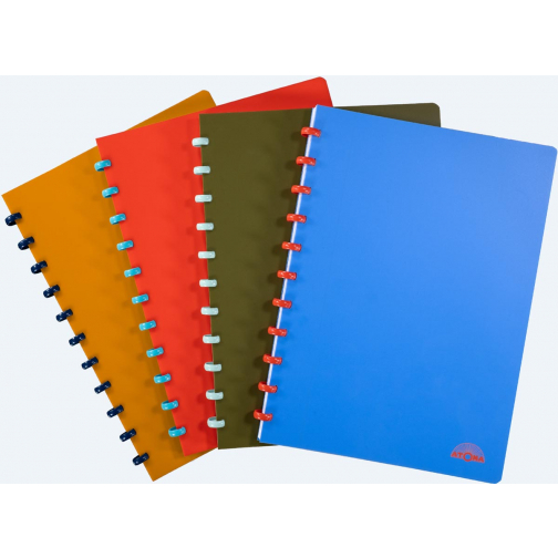 Atoma Nature cahier, ft A4, 144 pages, ligné, couleurs assorties