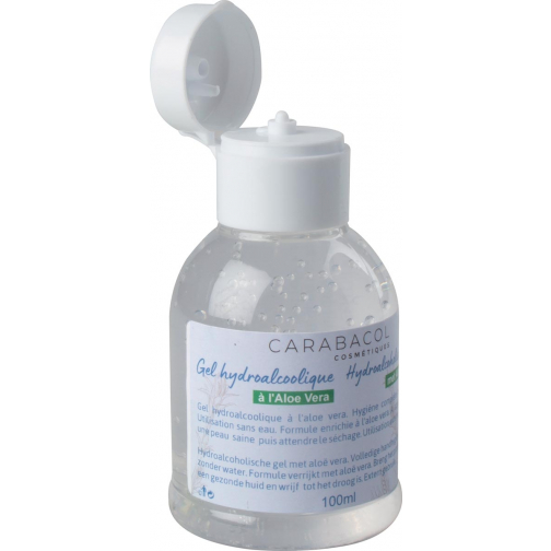 Gel mains hydroalcoolique, 50-70 % alcool, bouteille de 100 ml