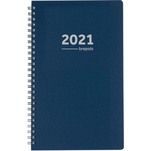 Brepols agenda Breform Polyprop 6 langues, bleu, 2026