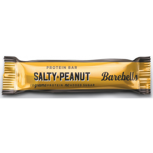 Barebells snack Salty Peanut, barre de 55 g, paquet de 12 pièces
