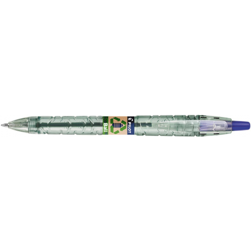 Pilot Ecoball B2P BeGreen stylo bille, pointe medium, 0,3 mm, bleu