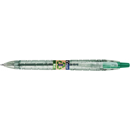 Pilot Ecoball B2P BeGreen stylo bille, pointe medium, 0,3 mm, vert