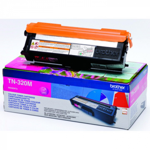 Brother toner, 1.500 pages, OEM TN320M, magenta