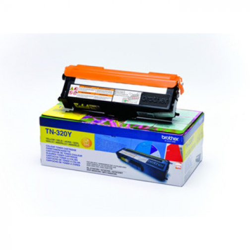 Brother toner, 1.500 pages, OEM TN-320Y, jaune