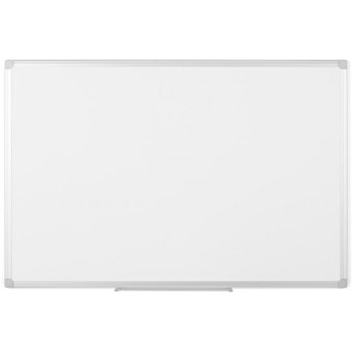 Bi-Office Earth Tableau blanc magnétique, surface en panneau émaillé, cadre en alu anodisé, ft 60x45 cm