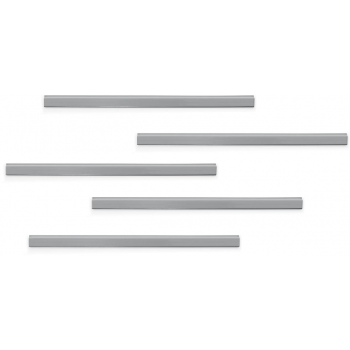 Durable Durafix barre magnétique adhésive, 297 mm, paquet de 5 pièces, argent