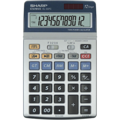 Sharp calculatrice de bureau EL-337C