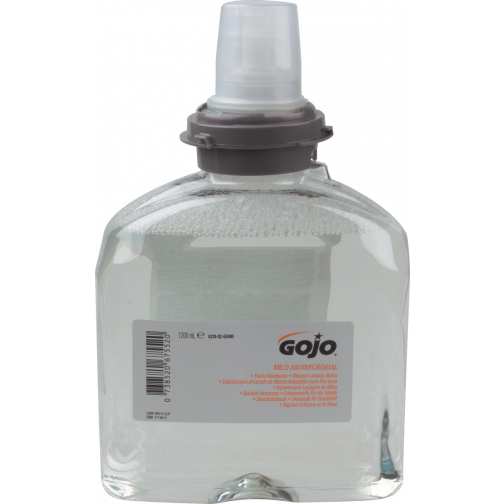Gojo savon pour les mains antibactérien, paquet de 2 x 1.200 ml