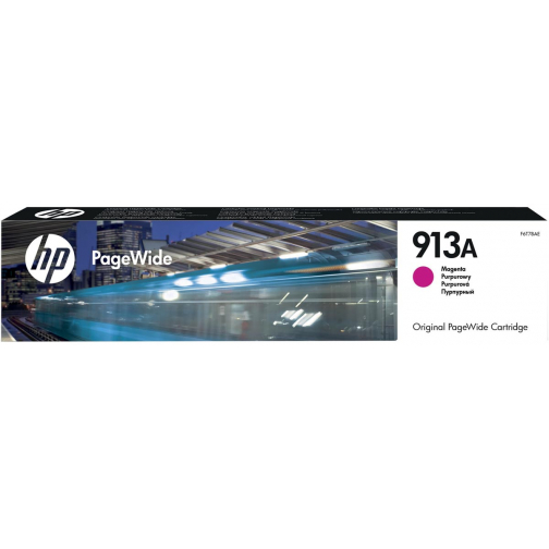 HP cartouche d'encre 913A, 3.000 pages, OEM F6T78AE, PageWide, magenta,