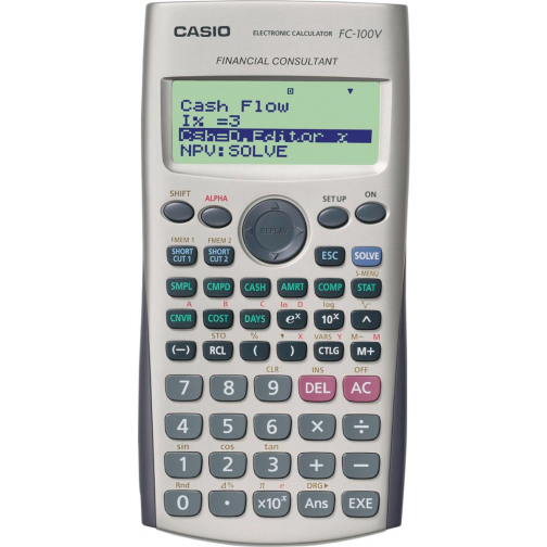 Casio calculatrice financière FC-100V