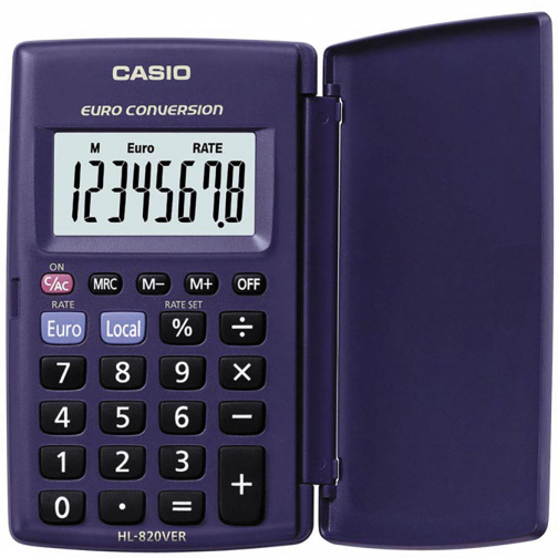 Casio calculatrice de poche HL-820VER