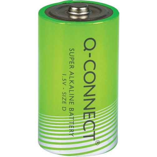 Q-CONNECT pile, alcaline, D, blister de 2 pièces