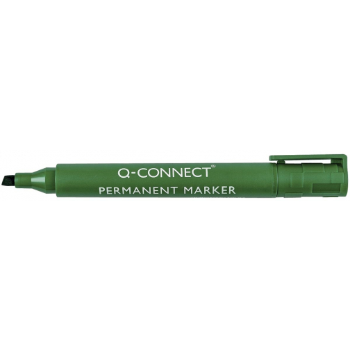 Q-CONNECT marqueur permanent, 2-5 mm, pointe biseautée, vert