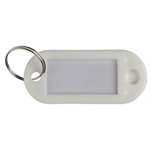 Q-CONNECT porte-clés, paquet de 10 pièces, blanc