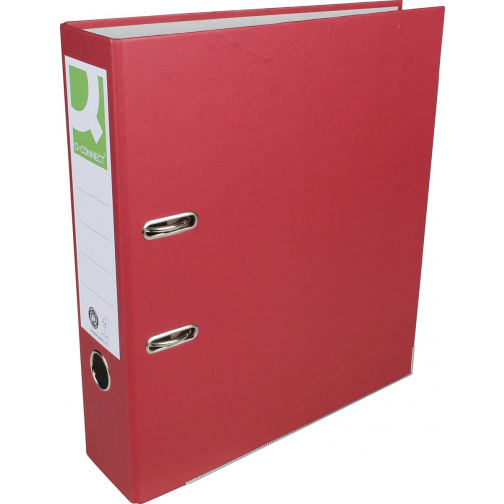 Q-CONNECT classeur, pour ft A4,en Recycolor papier, dos de 8 cm, bordeaux