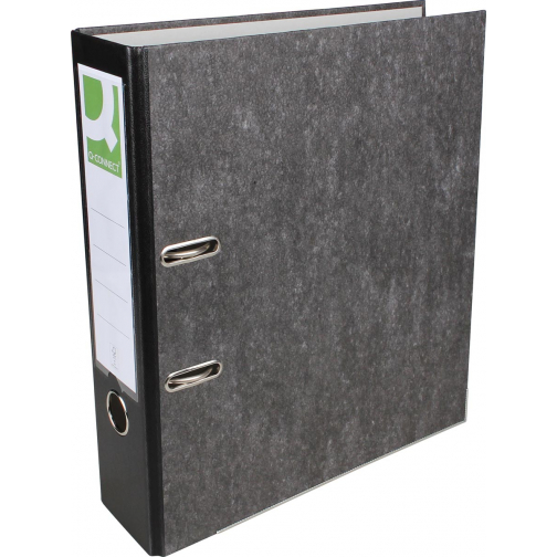 Q-CONNECT classeur, pour ft A4, marbré, dos de 8 cm