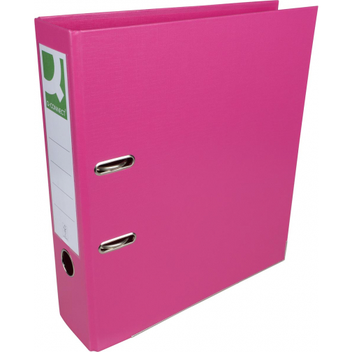 Q-CONNECT classeur, pour ft A4, entièrement en PP, dos de 8 cm, rose