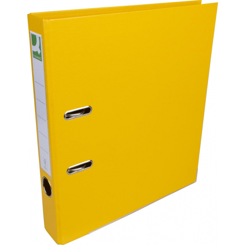 Q-CONNECT classeur, pour ft A4, entièrement en PP, dos de 5 cm, jaune