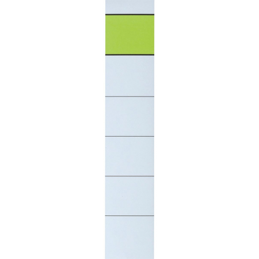 Q-CONNECT étiquettes de dos, ft 3 x 19 cm, paquet de 10 pièces