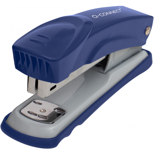 Q-CONNECT agrafeuse, métal, half strip, 25 feuilles, bleu