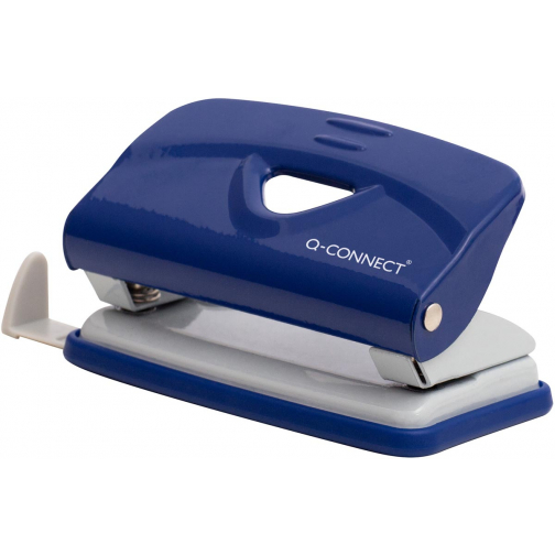 Q-CONNECT Light Duty perforateur, métal, 10 feuilles, bleu
